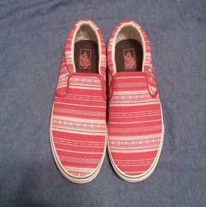 Vans slip-on red